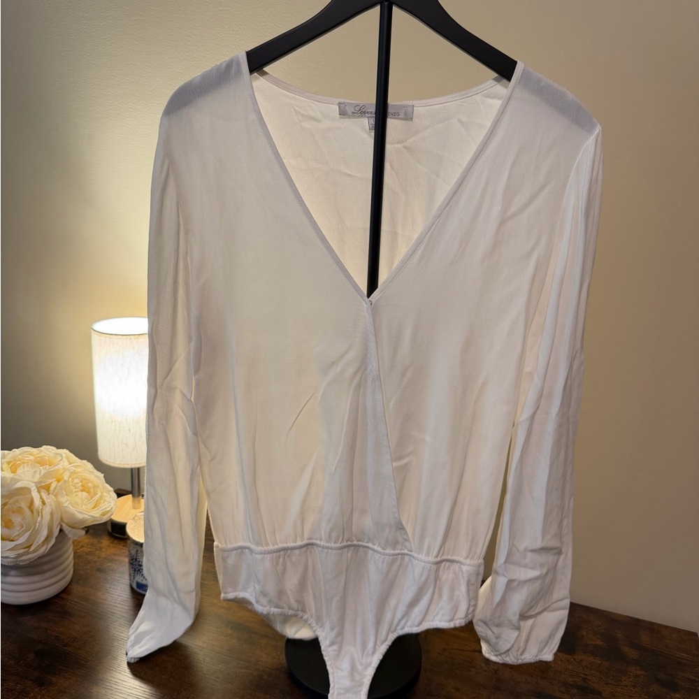 Lovers + Friends V-neck Body Suit